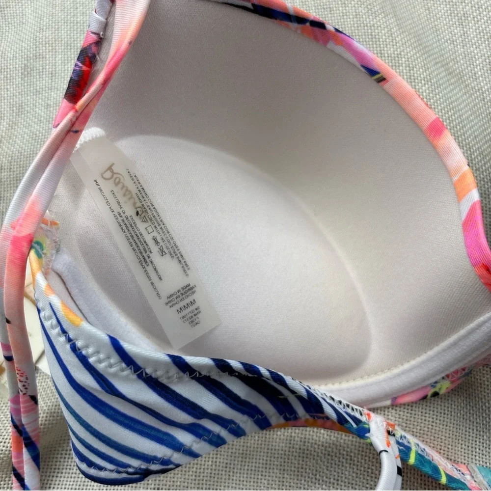 Raisins Women's Haleiwa Moonshadow Underwire Bra Swim Top Size M